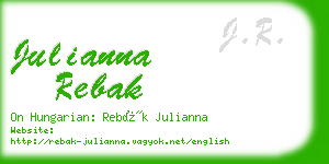 julianna rebak business card